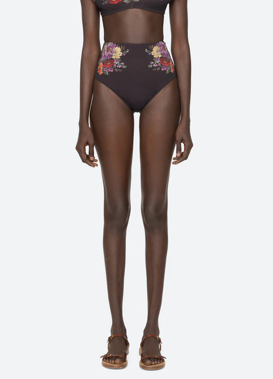 Sea-NY Viktoria Print High Waisted Bottom - Multi