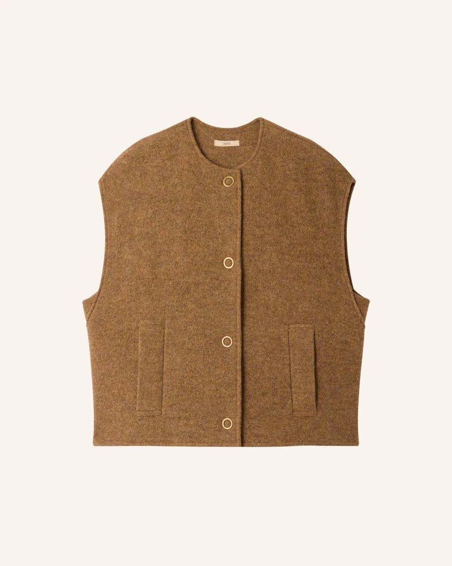 Sessun Hanzo Sleeveless Jacket - Alpaga