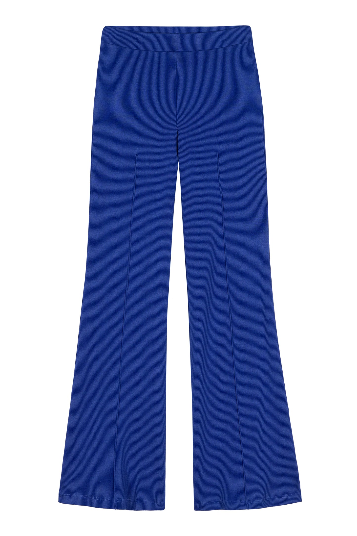 Donni Rib Kick Flare Pant - Azure