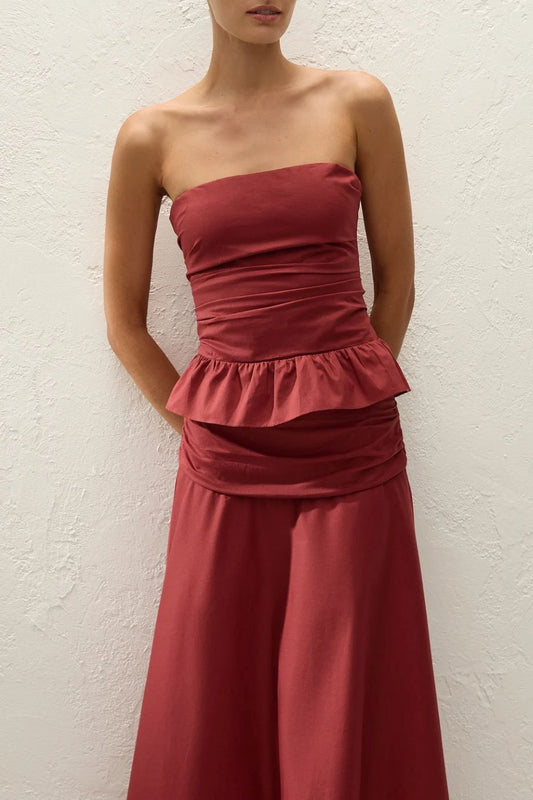 Faithfull the Brand Simone Top - Porto Red
