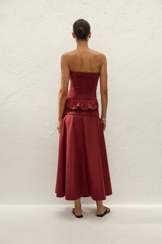 Faithfull the Brand Simone Top - Porto Red