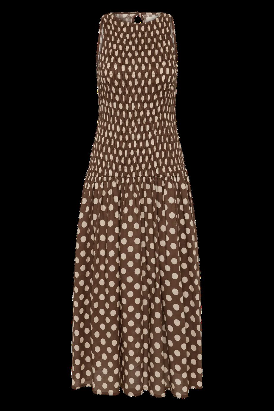 Faithfull Luisa Midi Dress - Ciocolatto Dot