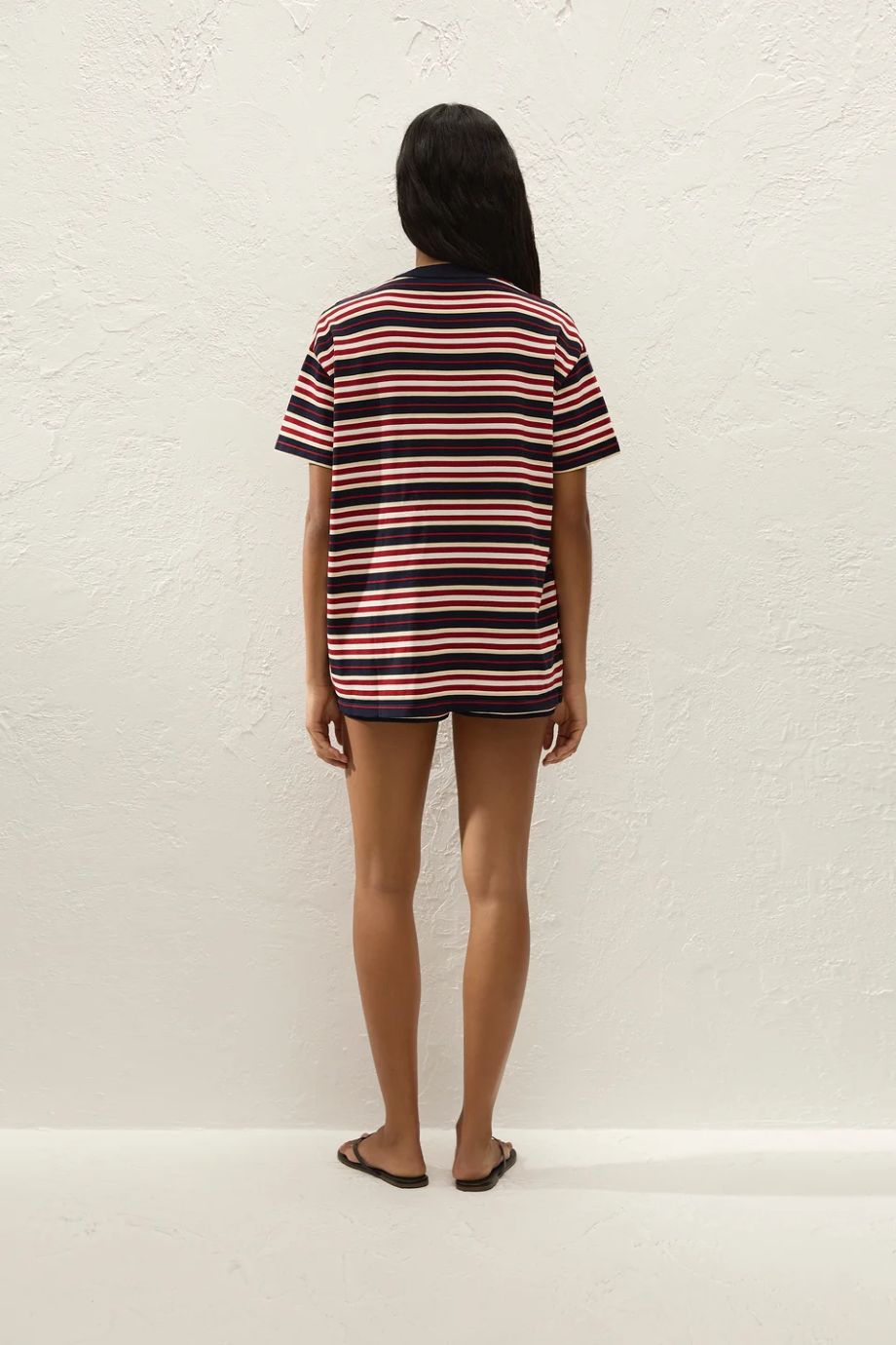 Faithfull the Brand Le Paz Cila Stripe T-Shirt - Navy