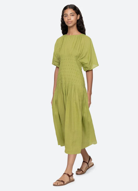 Sea-NY Violet Midi Dress - Green