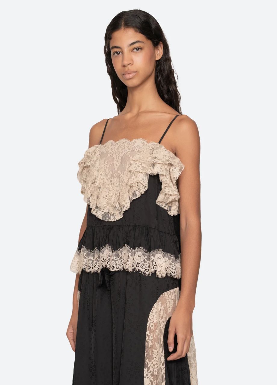 Sea-NY Ethel Camisole - Black