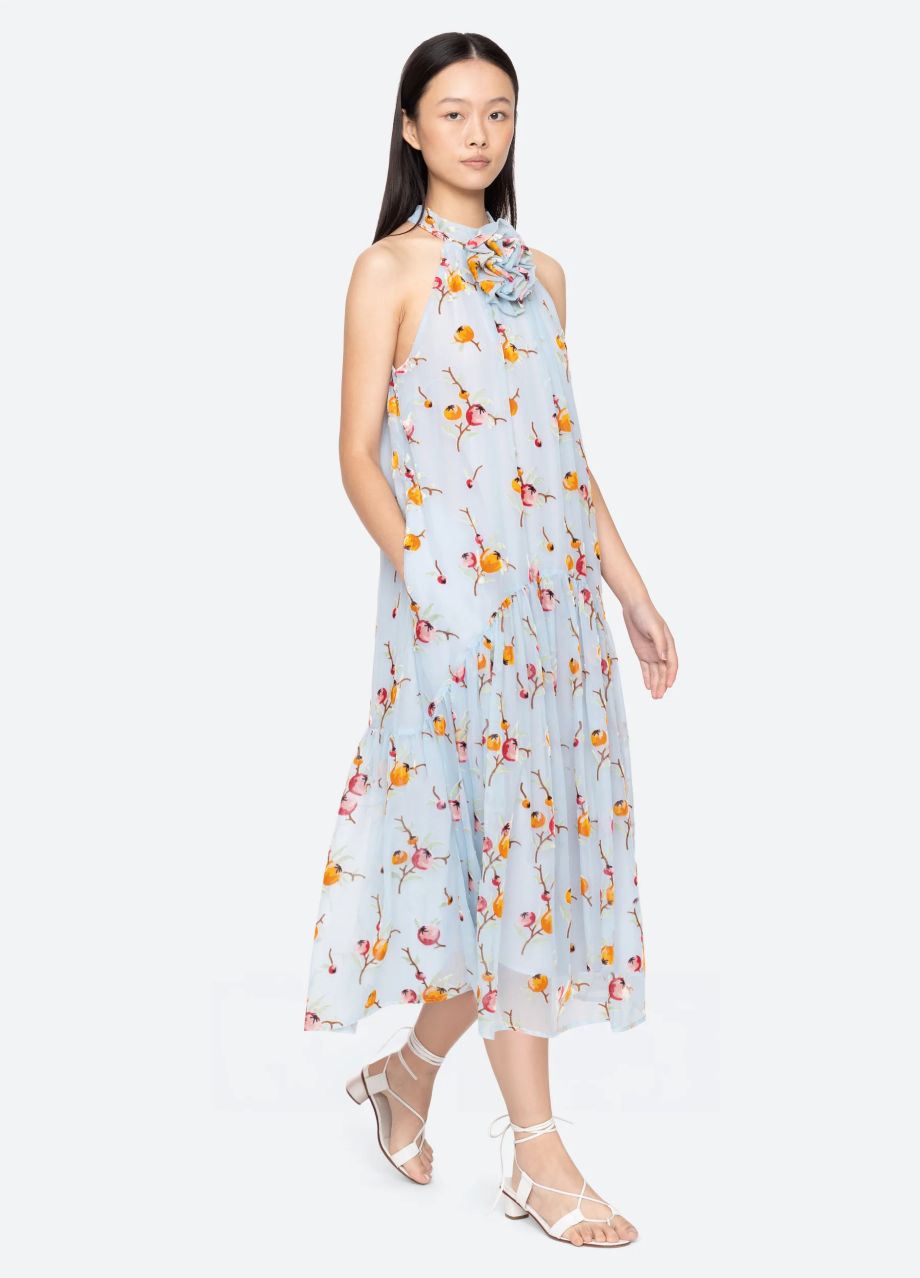 Sea-NY Freya Print Tank Dress - Blue