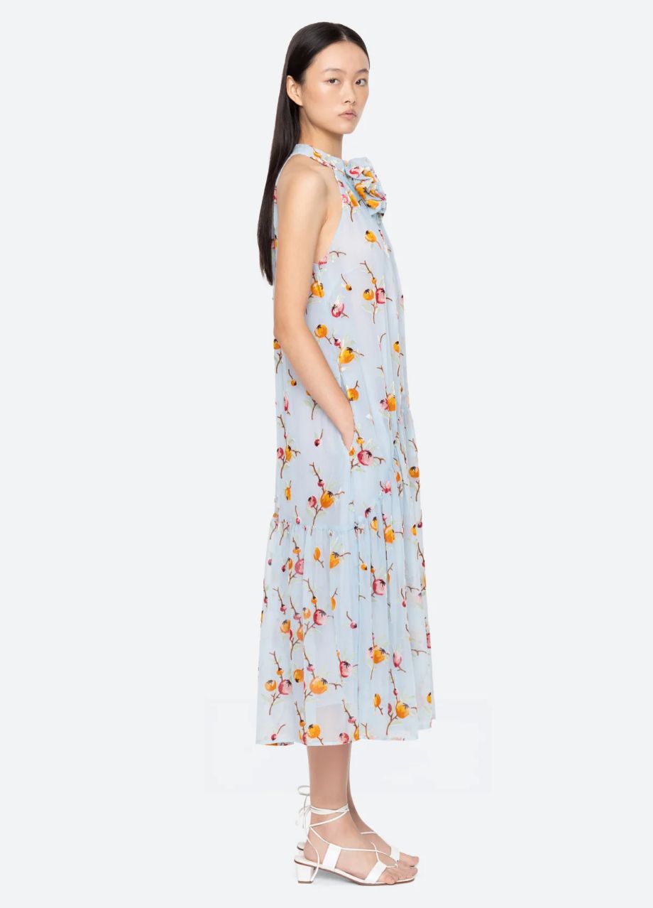 Sea-NY Freya Print Tank Dress - Blue