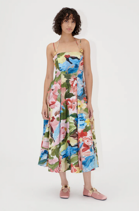 Stine Goya Double Strap High Volume Dress - Loves Me, Loves Me Not