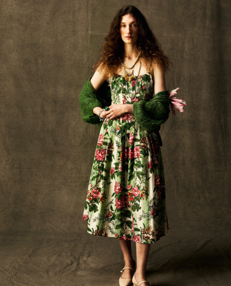 Mille Tully Dress - Garden Stripe