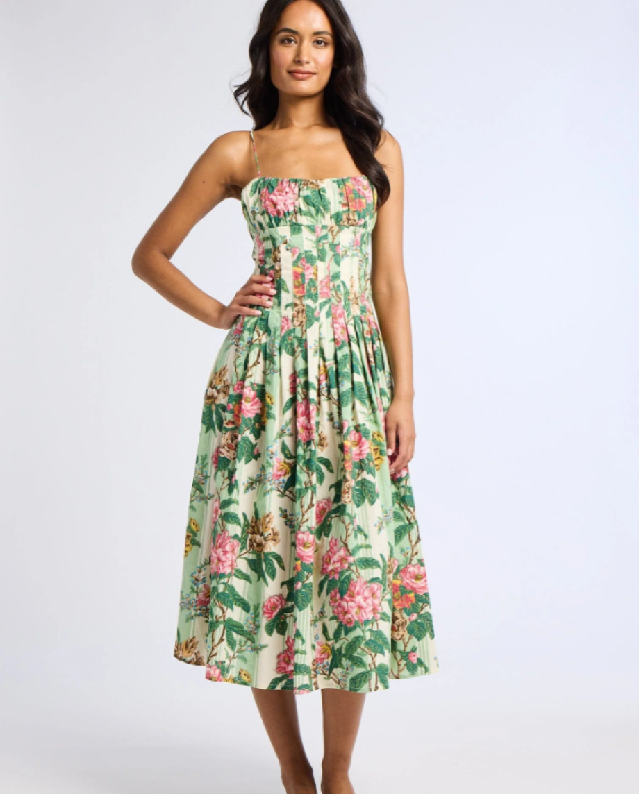 Mille Tully Dress - Garden Stripe
