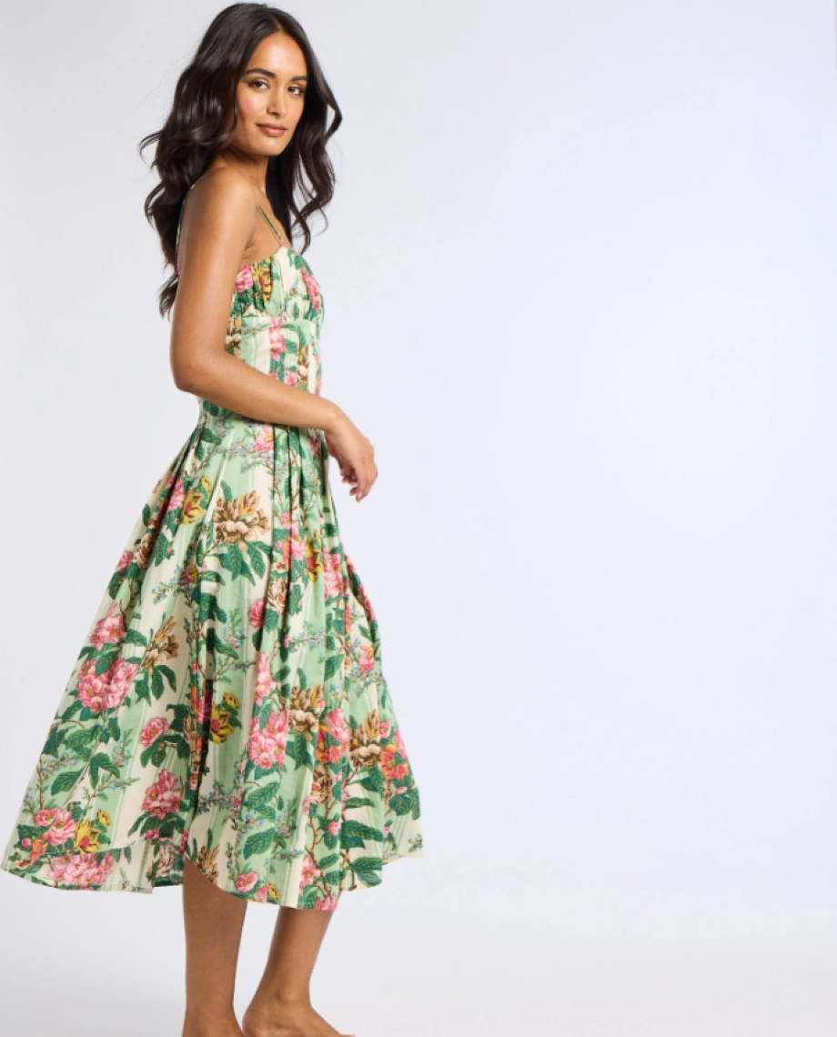 Mille Tully Dress - Garden Stripe