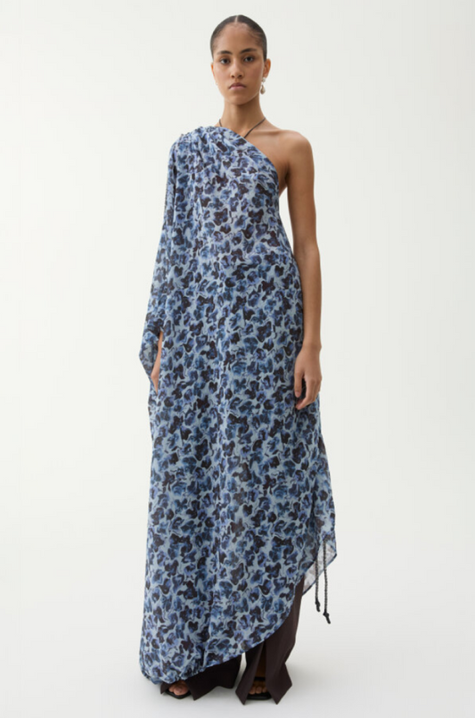 Rodebjer Shirley Dress - Sweet Violet DitsyBlue