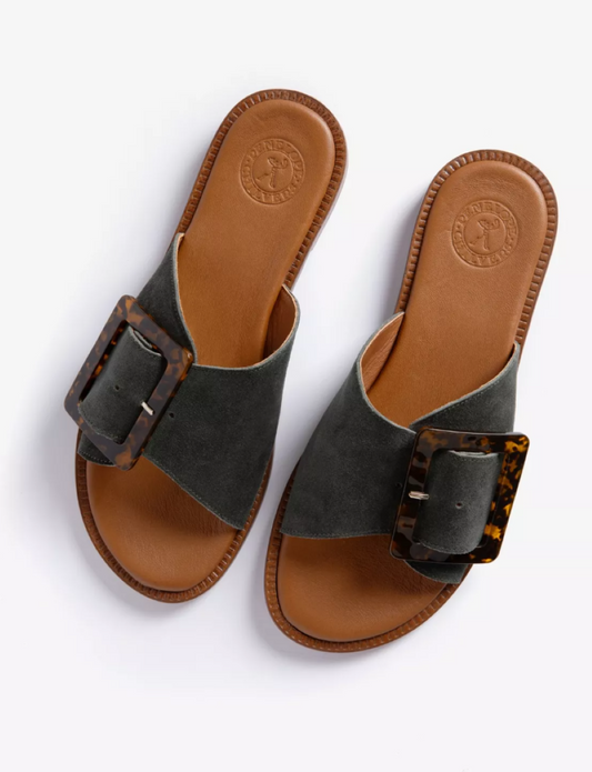 Penelope Chilvers Biarritz Slide - Khaki