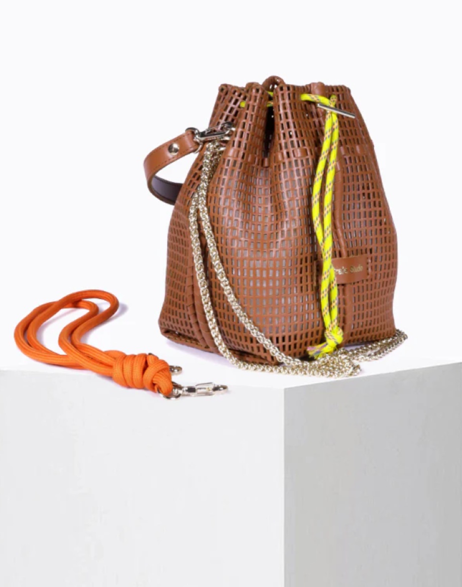 Craie Studio Bibi Small Bucket Bag - Tan