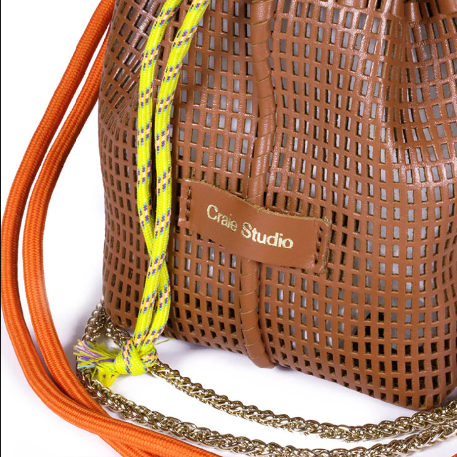 Craie Studio Bibi Small Bucket Bag - Tan