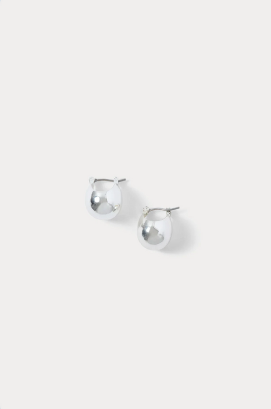 Rachel Comey Baby Keel Hoop - Silver
