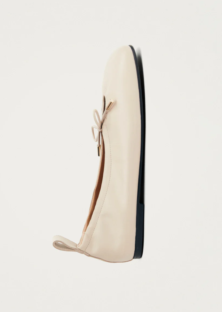 Alohas Rosalind Leather Ballet Flat - Cream
