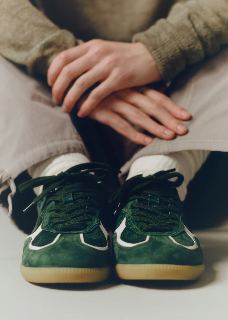 Alohas TB.490 Rife Leather Sneaker - Forest Green