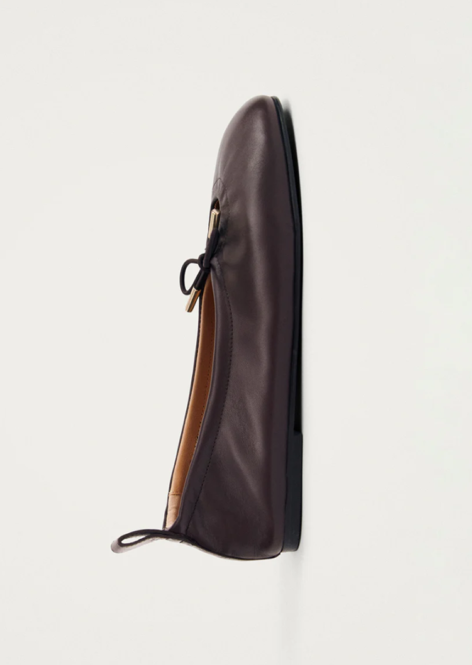 Alohas Rosalind Leather Ballet Flat - Brown