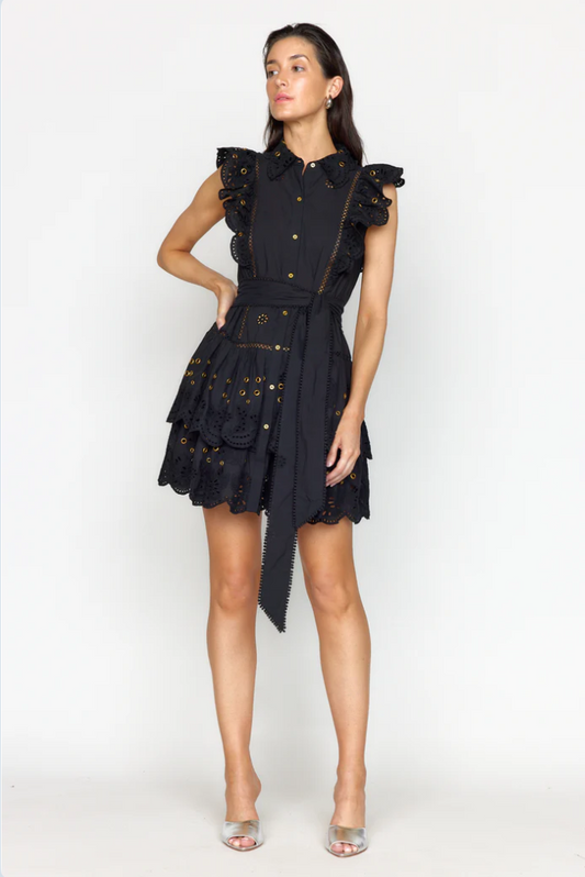 Christy Lynn Tyler Dress - Black