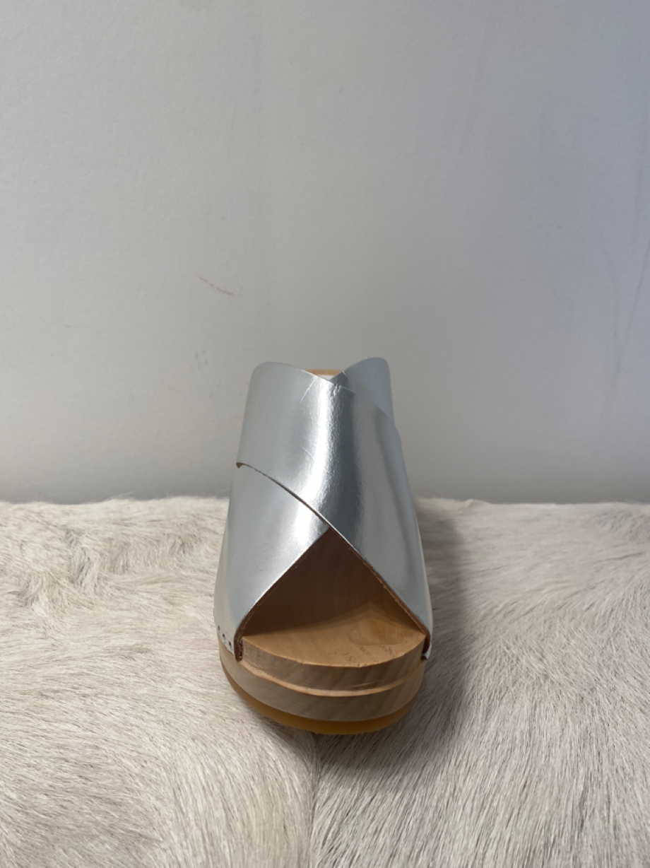 Sabot YouYou Yzis Metallic Clog - Argento