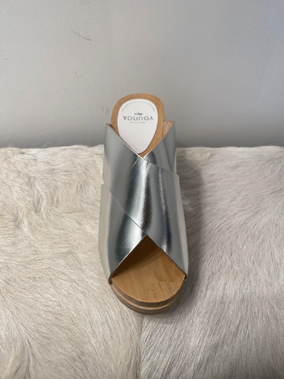 Sabot YouYou Yzis Metallic Clog - Argento