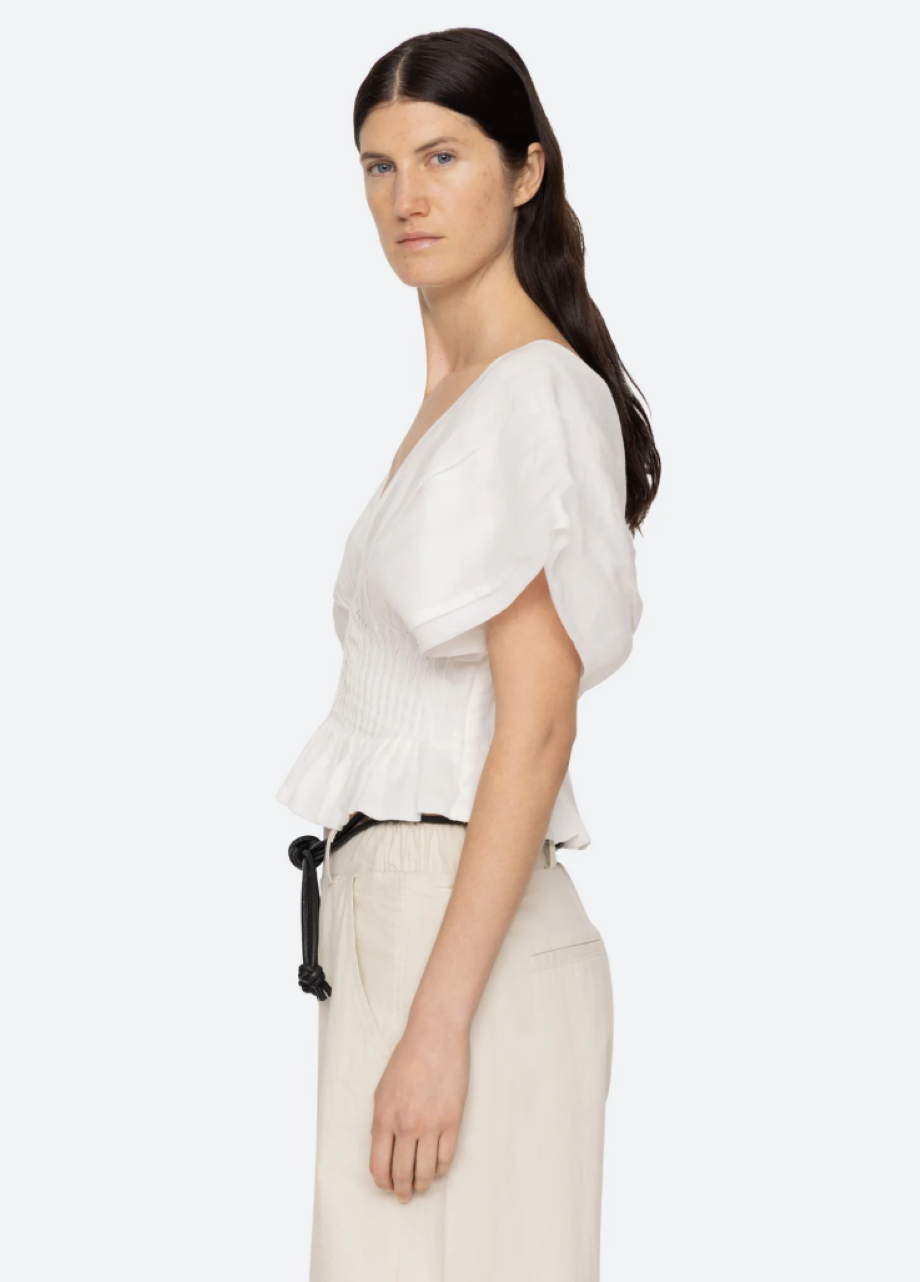 Sea-NY Zora Top - Pearl