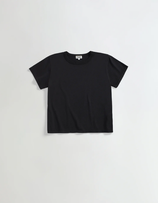 Asher Marielle Boxy Tee - Vintage Black