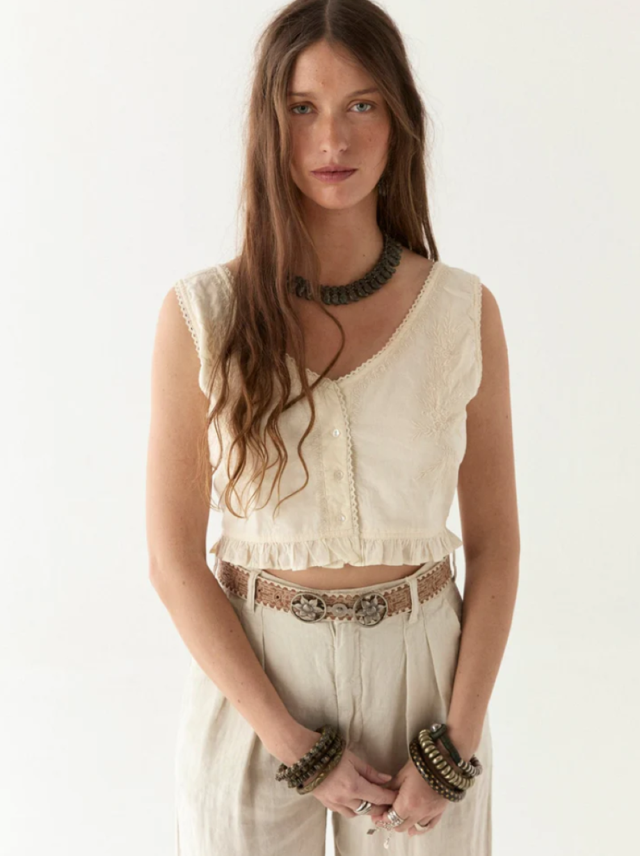 Maison Hotel Marisa Pant - Berenson Off White
