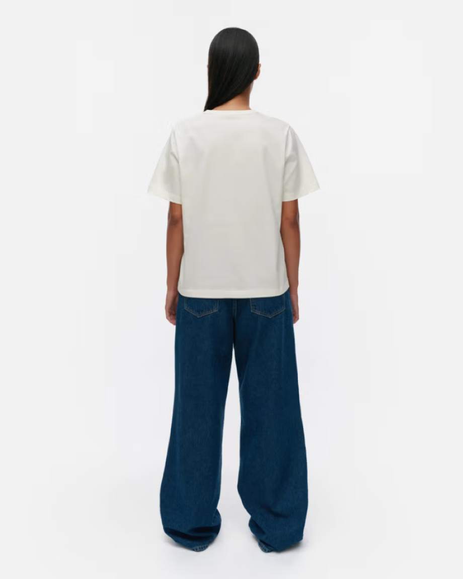 Marimekko Jakso Piirto Unikko Kioski T-Shirt - Turquoise