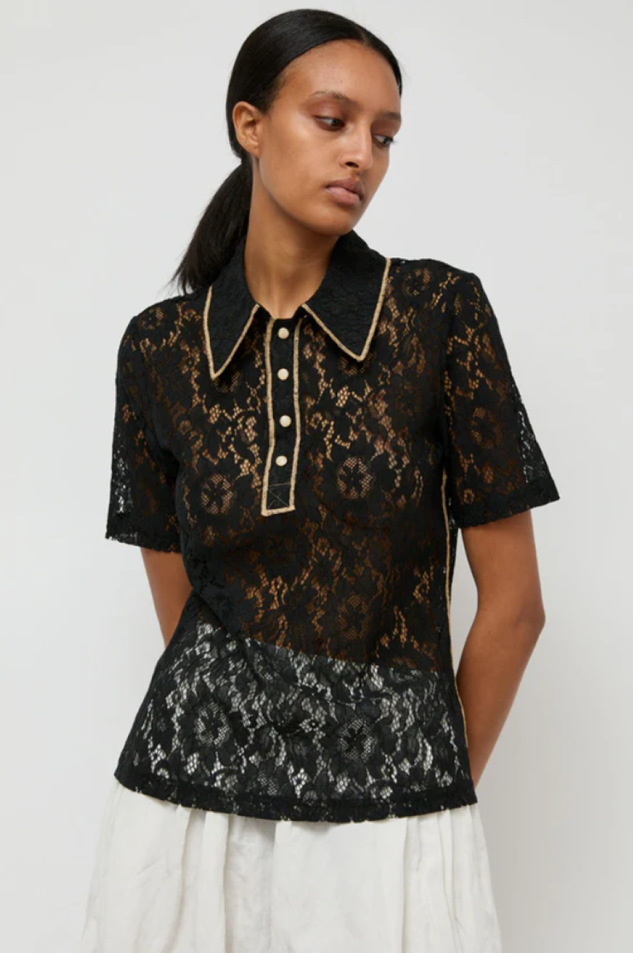 No. 6 Diedre Top - Black