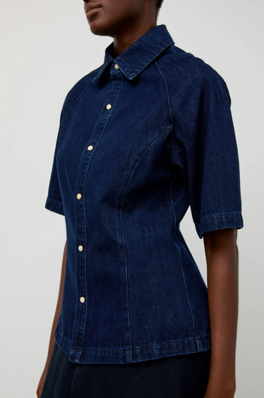 No. 6 Memphis Denim Top - Indigo