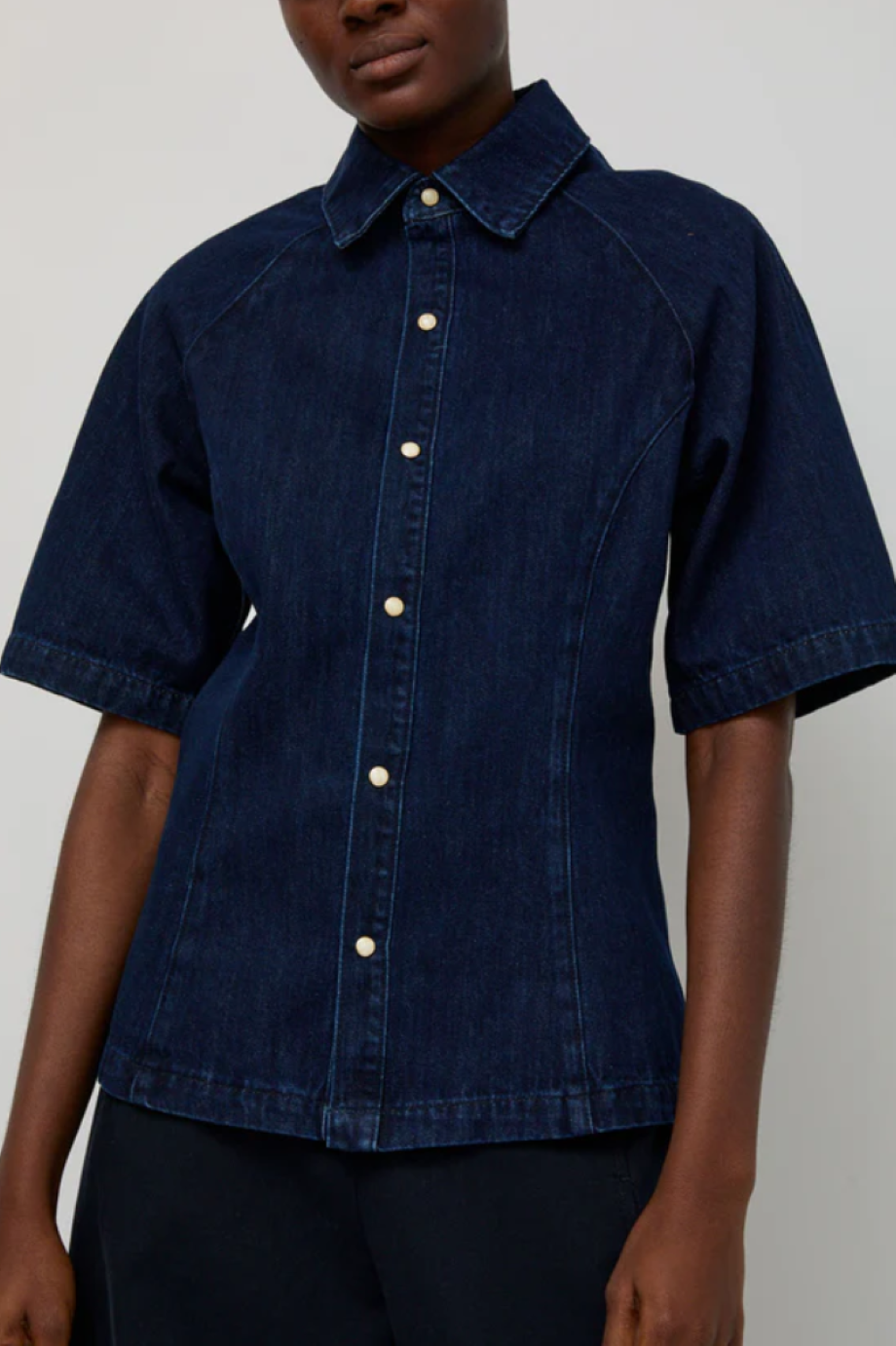 No. 6 Memphis Denim Top - Indigo