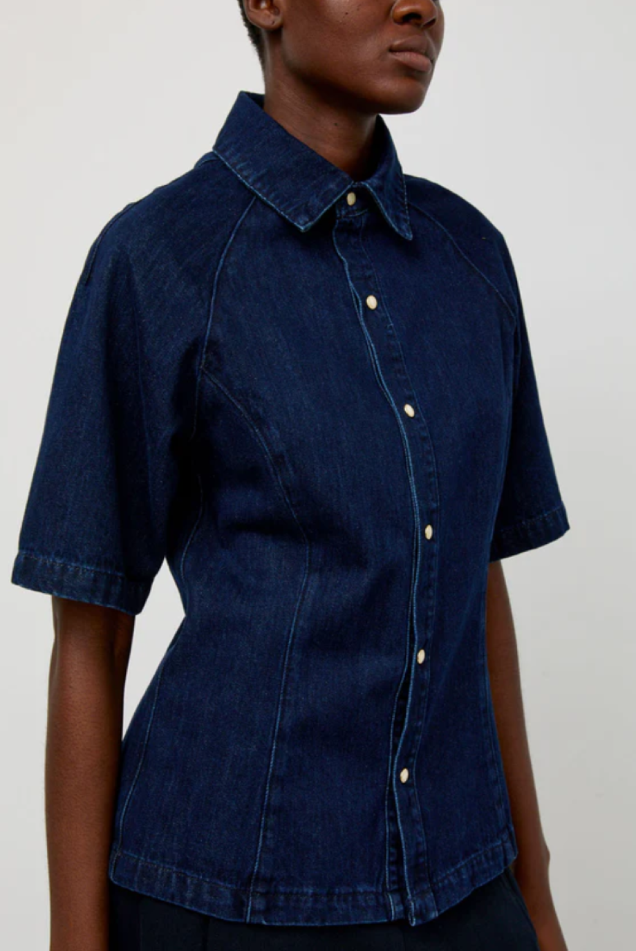 No. 6 Memphis Denim Top - Indigo