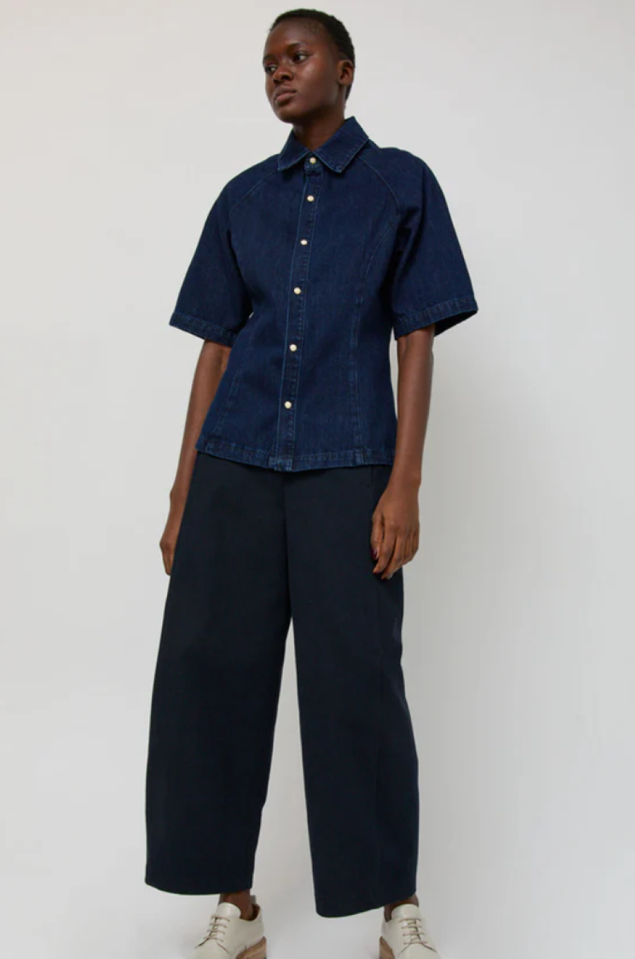 No. 6 Memphis Denim Top - Indigo