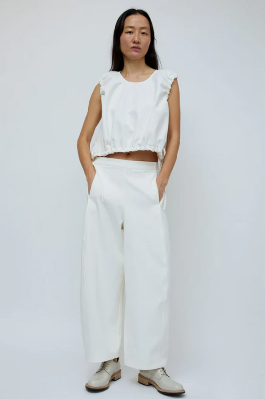 No. 6 Porter Pant - White