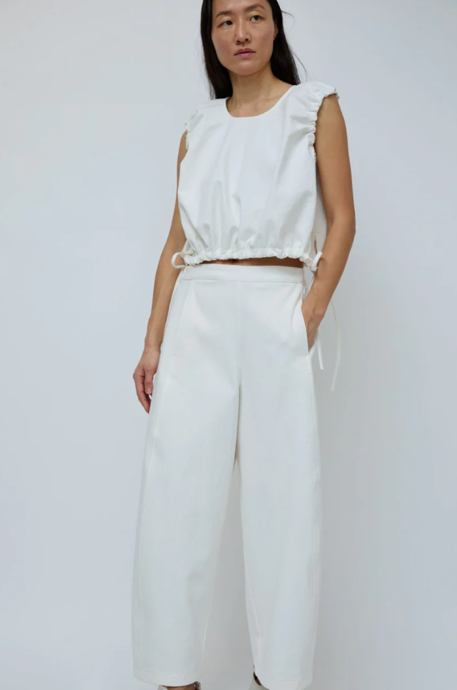 No. 6 Porter Pant - White