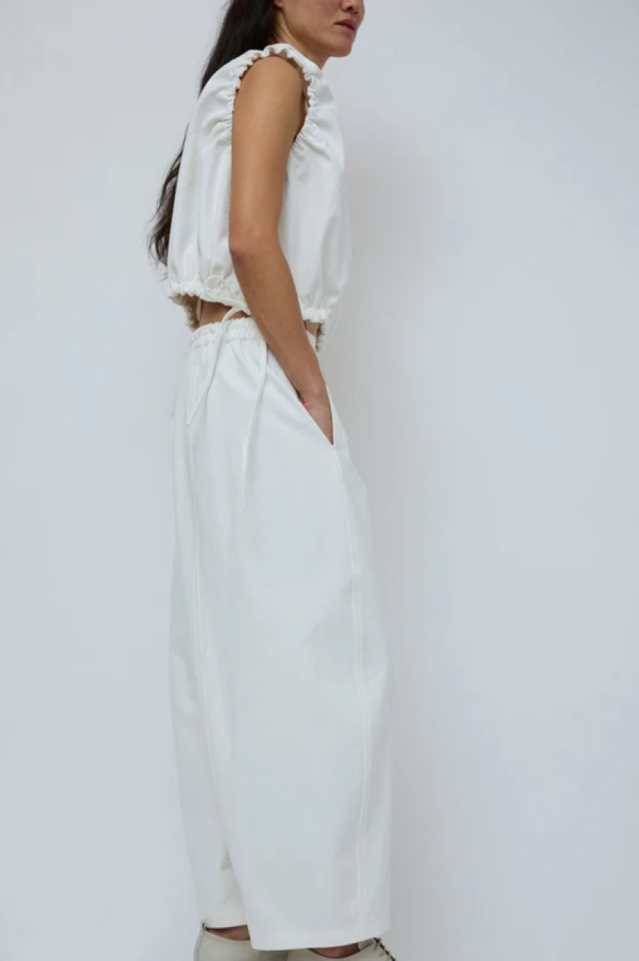 No. 6 Porter Pant - White