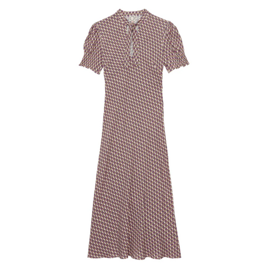 Ines de la Fressange Cerise Dress - Oakleaf Multicolor