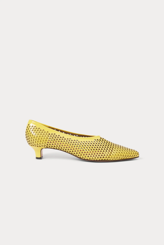Rachel Comey Clemmie S-Punch Kitten Heel - Banana