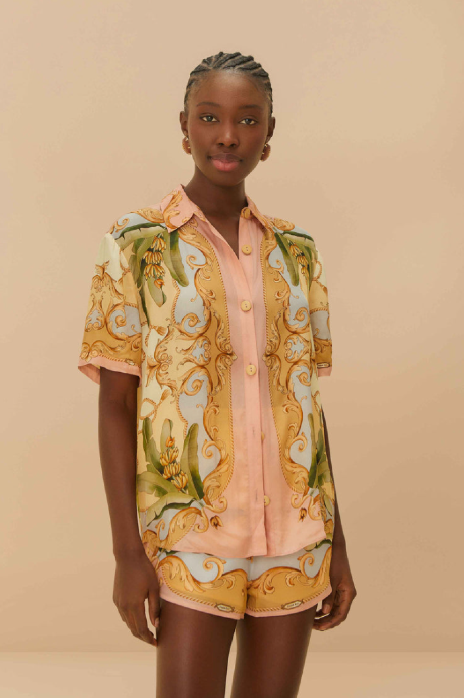 Farm Rio Banana Royalty Shirt - Kalendosco