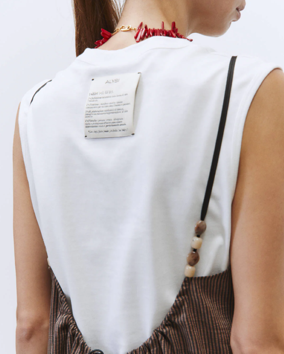 Alysi Long Dress Microstripe - Barolo