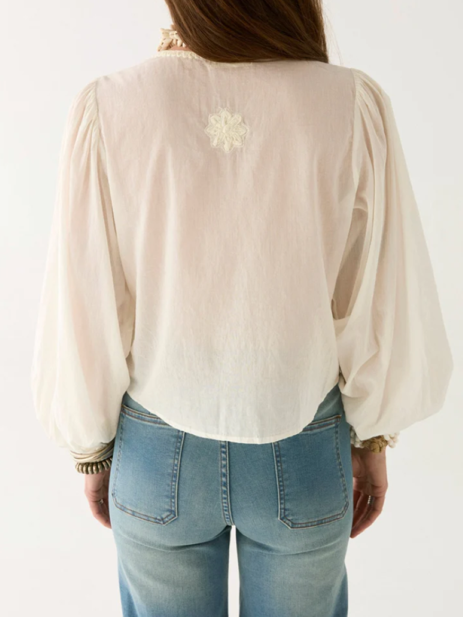 Maison Hotel Ludovica Blouse - Pearl