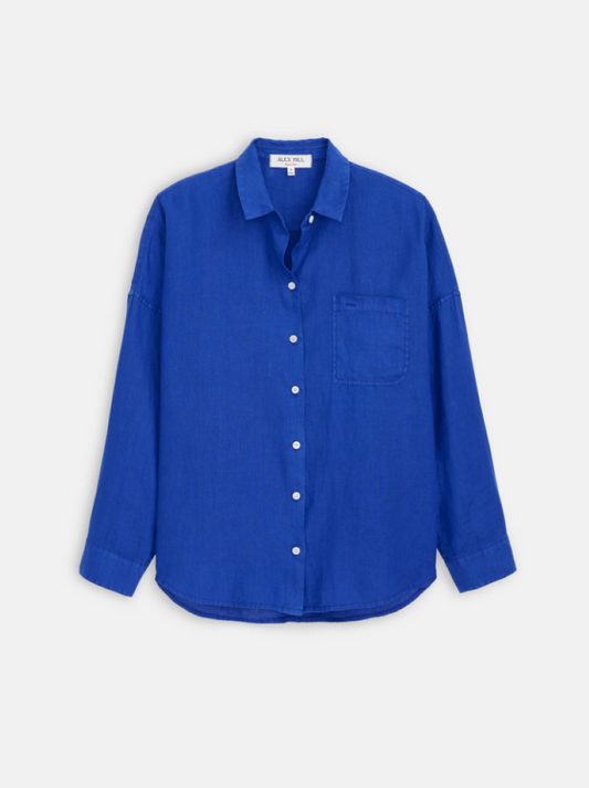 Alex Mill Jo Linen Shirt - Blue