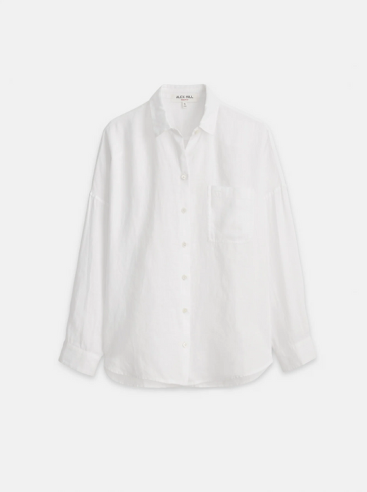 Alex Mill Jo Linen Shirt - White