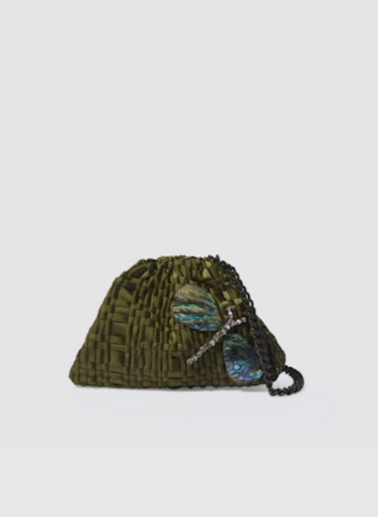 Maria la Rosa Nature Mini Game Handbag - Khaki