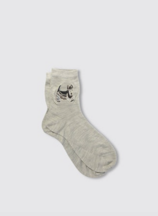 Maria la Rosa Poodle Sock - Perla Melange
