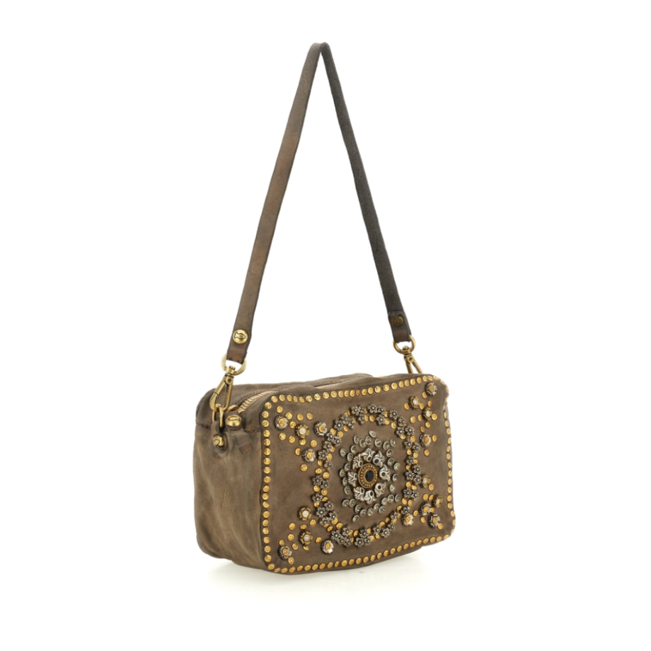 Campomaggi Bella de Notte Camera Bag - Cement Grey