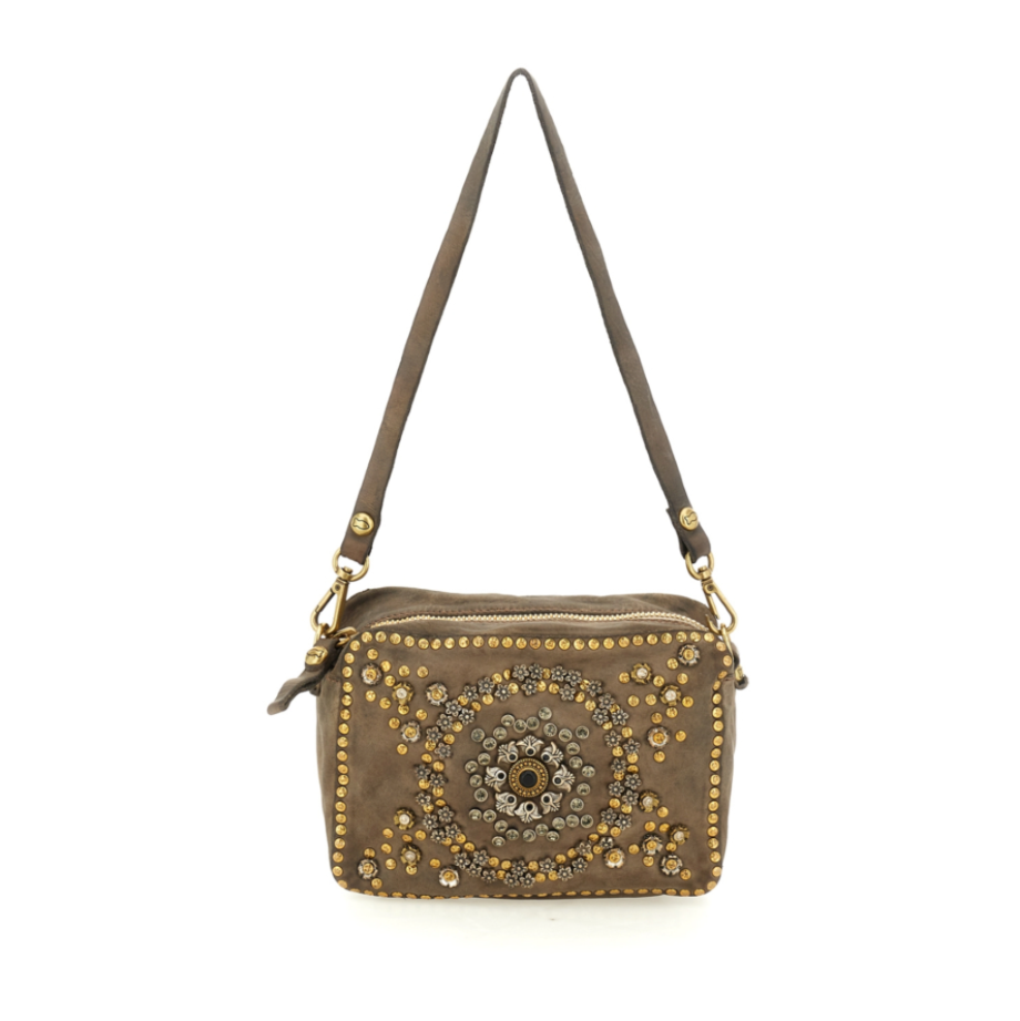 Campomaggi Bella de Notte Camera Bag - Cement Grey