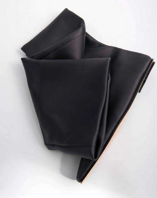 Alysi Satin Over-the-Knee "Sock" Boot - Antracite